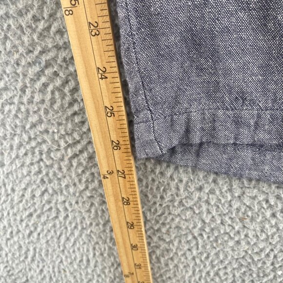 Old Navy Pants Womens Large Navy Linen Blend Pull On Wide Leg Pockets Everyday - Picture 12 of 13